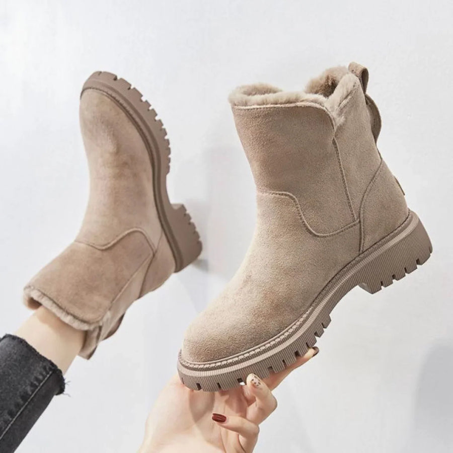 Astrid | Winter Boots Snow Boots Ankle Boots Women Warm Fur Lined Faux Fur Side