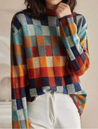 Christine Brewer Georgia women's knit sweater featuring a cozy, stylish design in soft, warm fabric for casual winter wear.
