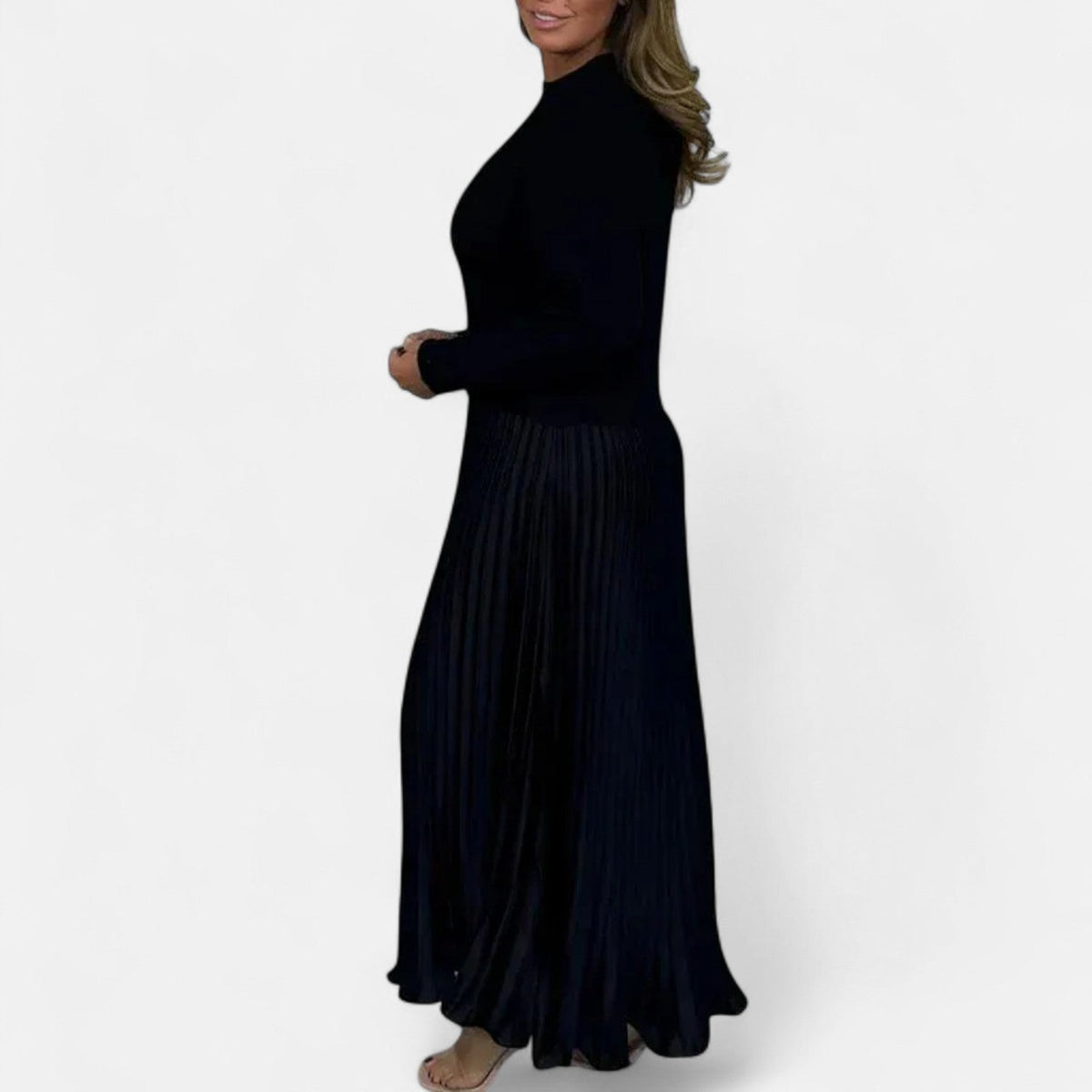 Seraphine | Pleated Sweater Dress for Women