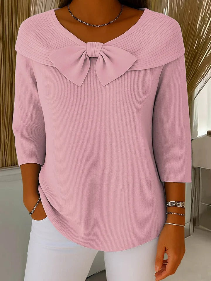 Christine Brewer Serena women's knit sweater in soft fabric, featuring a cozy, stylish design with a high neckline and long sleeves.