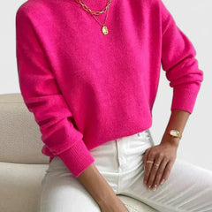 Women’s Erin turtleneck sweater by Christine Brewer, shown in a cozy, elegant knit with a high collar and long sleeves.
