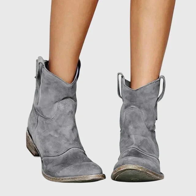 Sabrina1 | Cowboy Boots, Ankle Boots, Western Boots, Women, Pointed Toe, Block Heel, Side Zip,