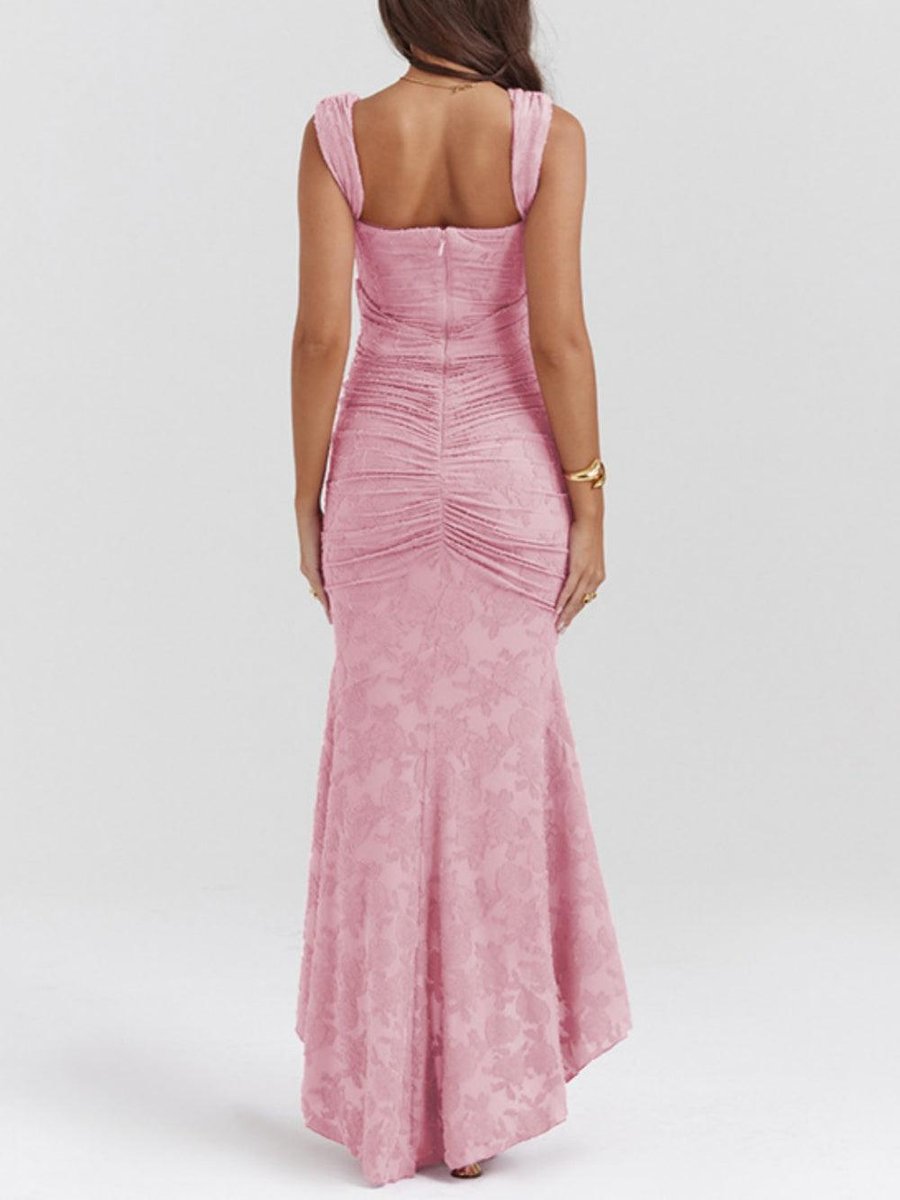Brigitte | Lace Jacquard Corset Dress for Women