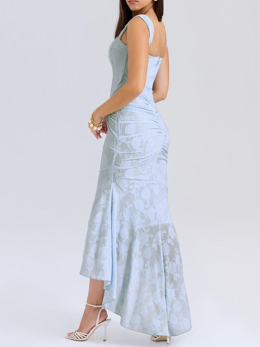 Brigitte | Lace Jacquard Corset Dress for Women