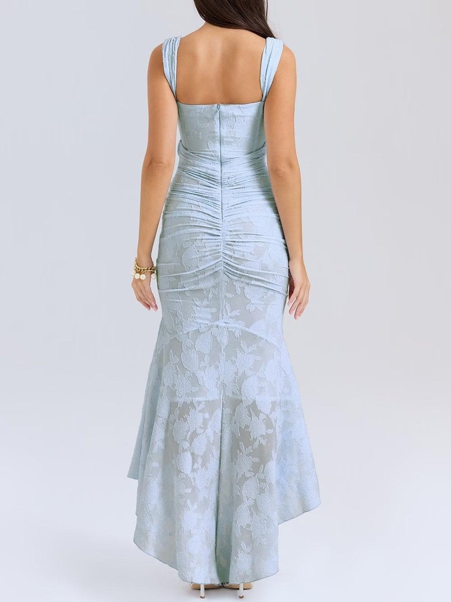 Brigitte | Lace Jacquard Corset Dress for Women