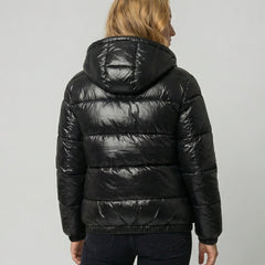 Christine Brewer Abigail quilted puffer jacket for women, showcasing a stylish, insulated jacket with a quilted pattern and cozy fit.