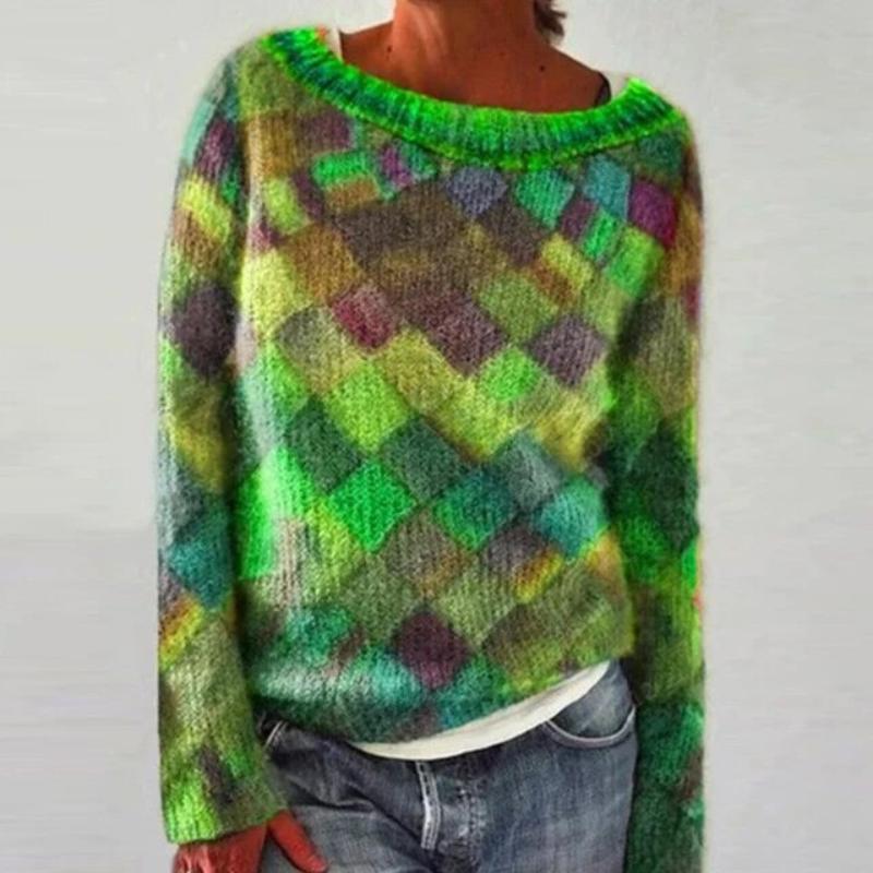 Women’s Melanie knit sweater by Christine Brewer, featuring cozy knit fabric and a stylish fit, shown in a casual pose.