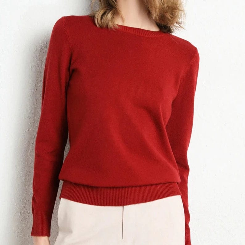 Lavinia | Cashmere Crew Neck Sweater for Women