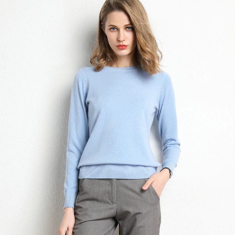 Lavinia | Cashmere Crew Neck Sweater for Women