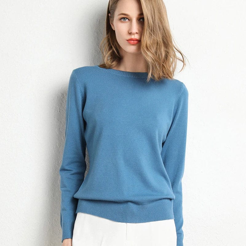 Lavinia | Cashmere Crew Neck Sweater for Women