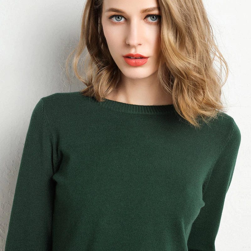 Lavinia | Cashmere Crew Neck Sweater for Women