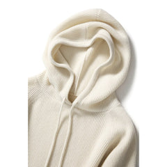 Christine Brewer Claudia cashmere hoodie for women, soft and cozy with a relaxed fit, shown in a comfortable, stylish fit.