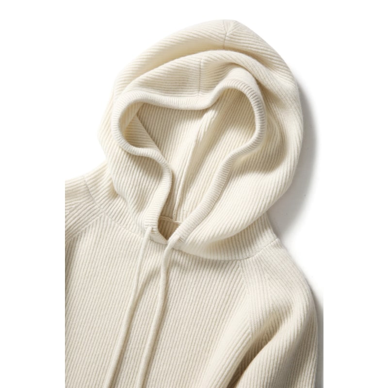 Christine Brewer Claudia cashmere hoodie for women, soft and cozy with a relaxed fit, shown in a comfortable, stylish fit.
