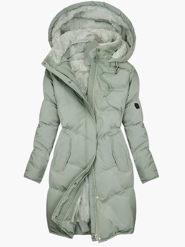 Judith | Quilted Hooded Coat for Women