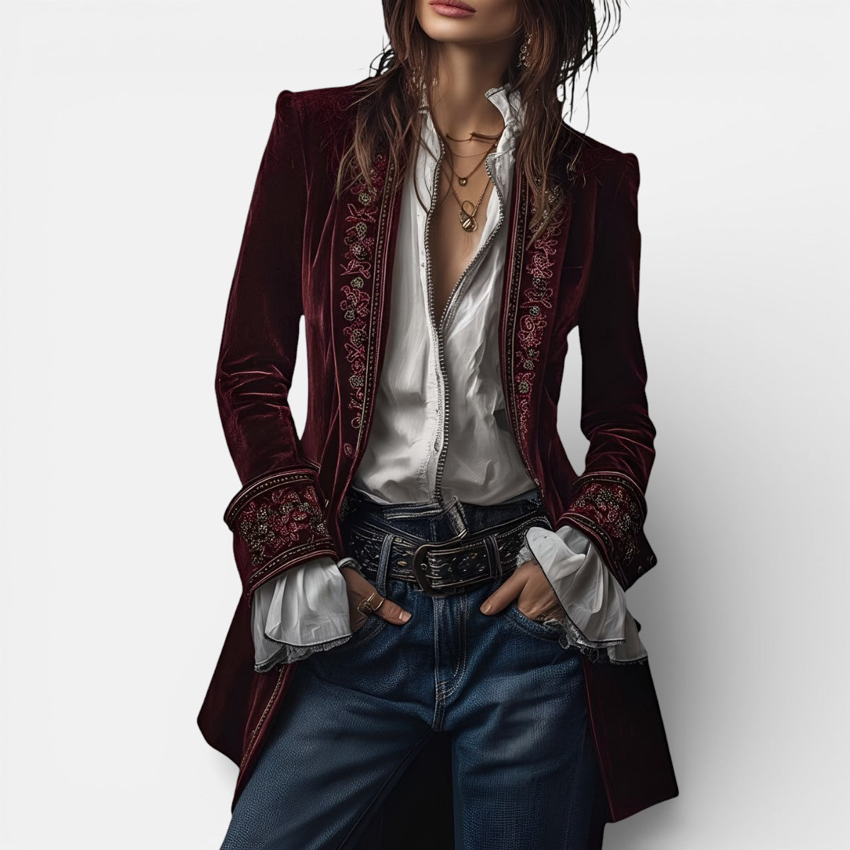 Vivian | Velvet Jacket for Women