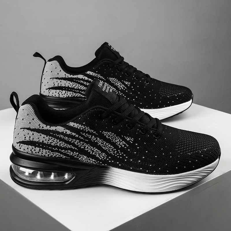 Christine Brewer women's running shoes with breathable knit upper and air cushion sole for comfort and support.