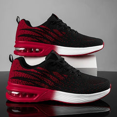 Christine Brewer women's running shoes with breathable knit upper and air cushion sole for comfortable, lightweight activity.