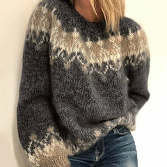 Black Nora cozy ribbed mohair sweater by Christine Brewer, featuring a soft, textured knit and versatile fit.