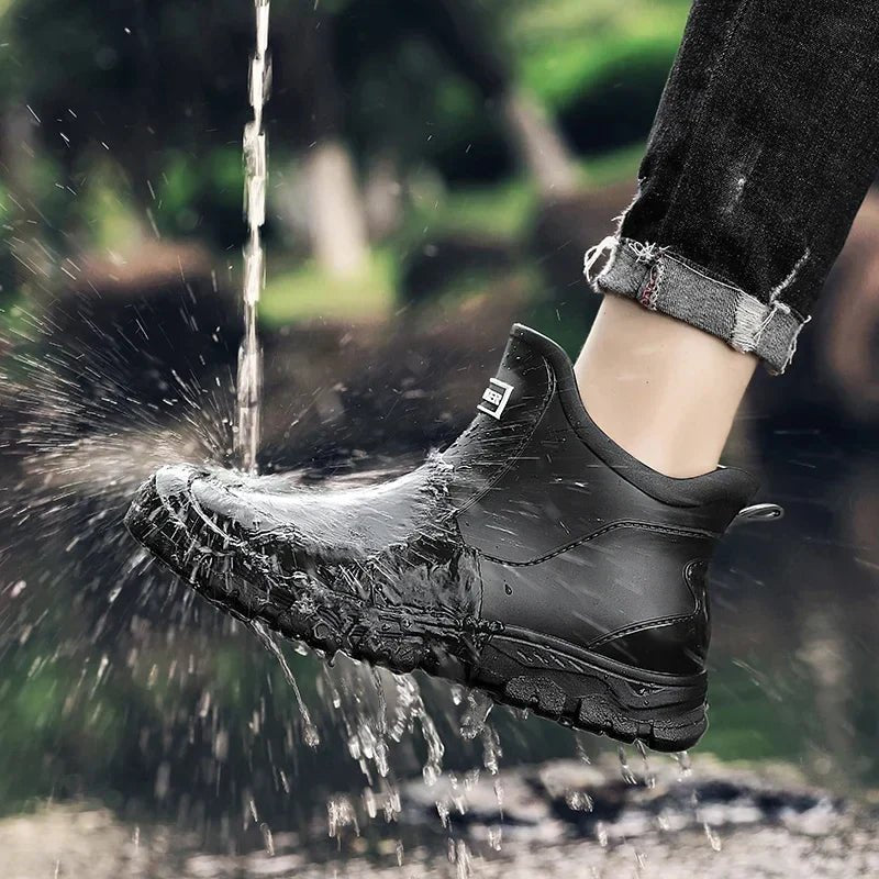 Ada | Chelsea Boots Rain Boots Waterproof Ankle Boots Women Winter Fall Slip On Lug