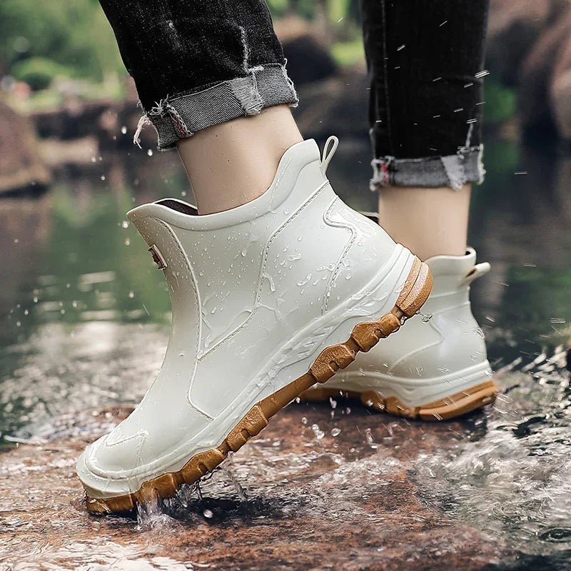Ada | Chelsea Boots Rain Boots Waterproof Ankle Boots Women Winter Fall Slip On Lug
