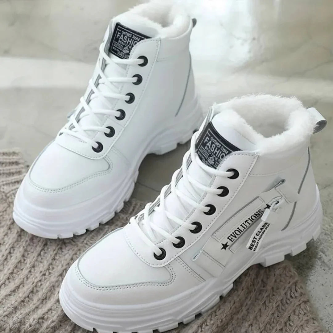 Lark | Snow Boots Winter Boots Waterproof Ankle Boots Women Warm Fur Lined Lace Up