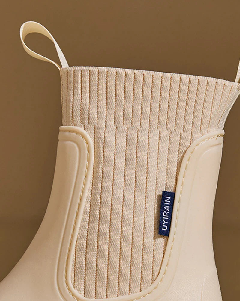 Maisie | Chelsea Boots Rain Boots Waterproof Ankle Boots Women Winter Lug Sole Slip On
