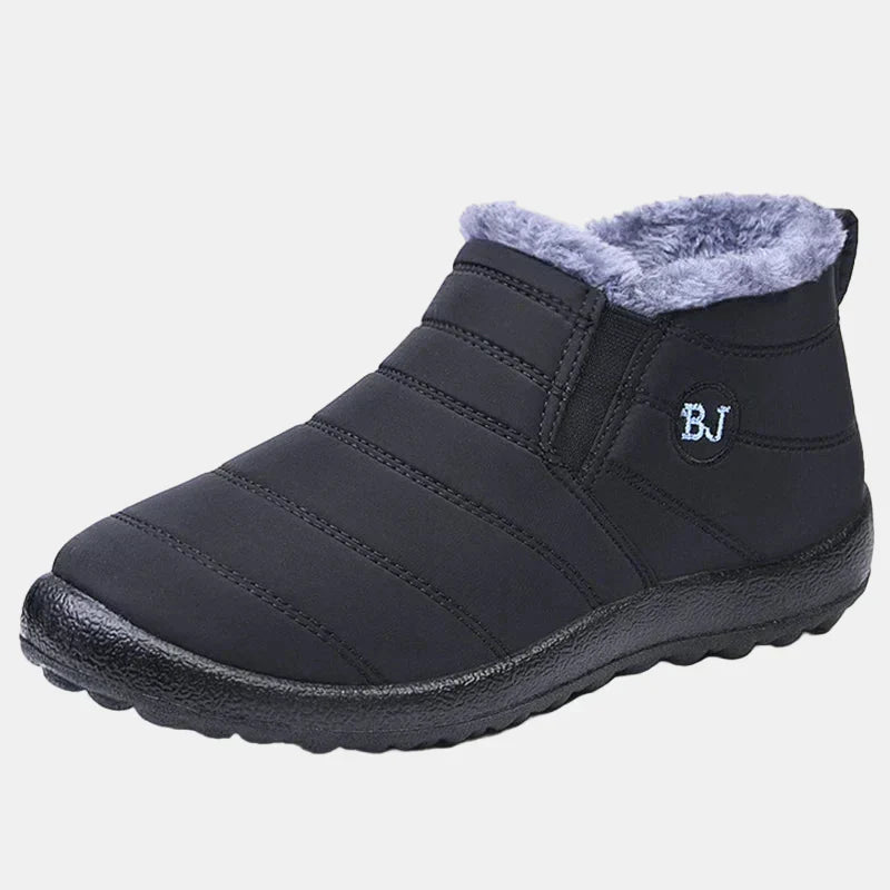 Aurora1 | Waterproof Boots, Ankle Boots, Women, Quilted, Fleece Lined, Slip On, Warm, Winter, Snow