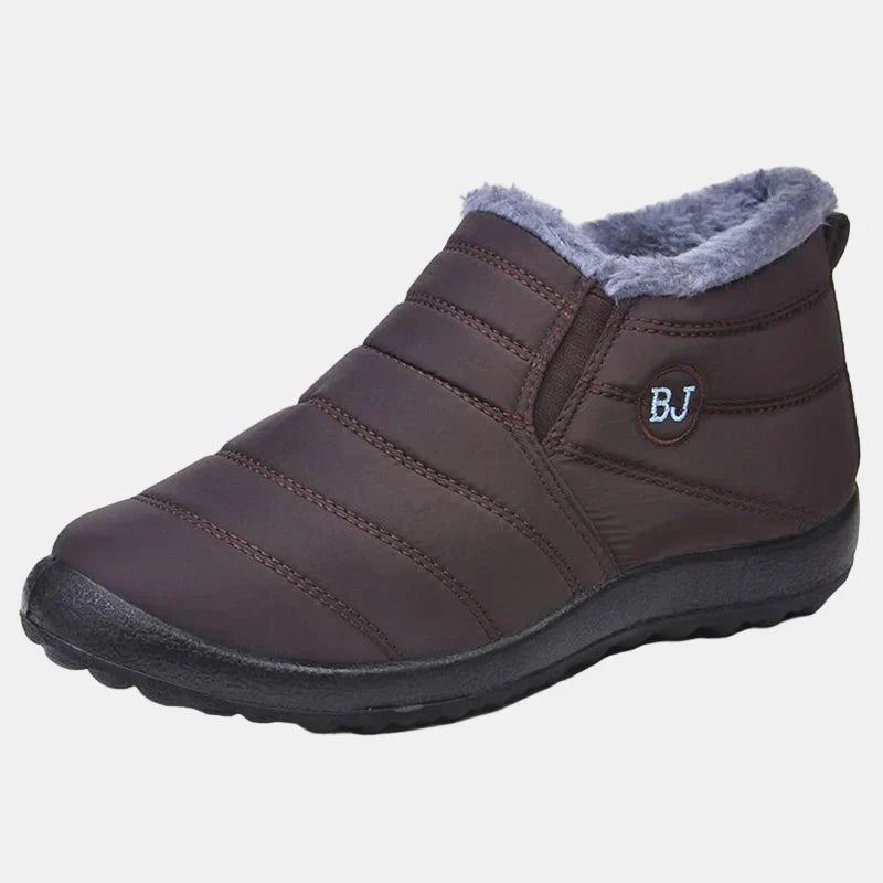 Aurora1 | Waterproof Boots, Ankle Boots, Women, Quilted, Fleece Lined, Slip On, Warm, Winter, Snow