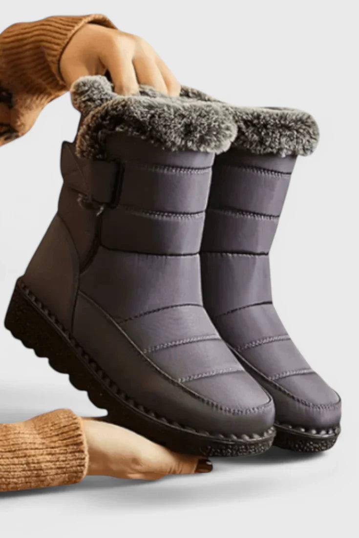 Petra | Snow Boots Winter Boots Waterproof Women Warm Fur Lined Faux Fur Mid Calf
