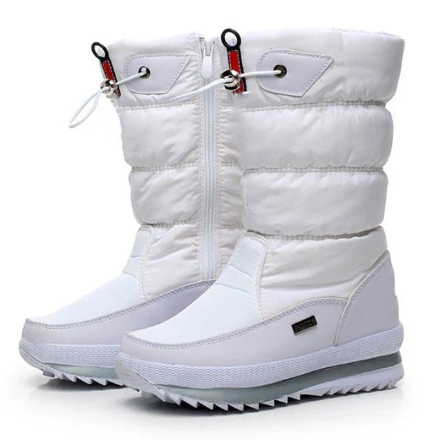 Marta | Snow Boots Winter Boots Waterproof Puffer Boots Women Warm Side Zip Padded Quilted