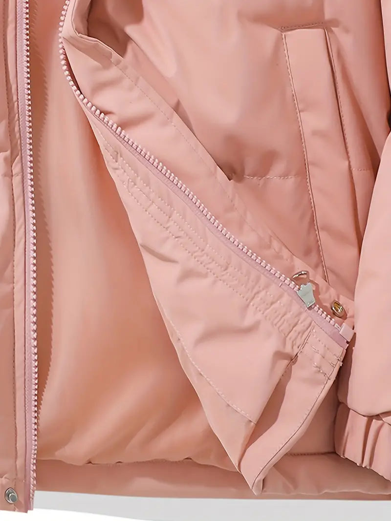 Sasha | Puffer Jacket Puffer Coat Quilted Winter Warm Hooded Water-Resistant Zip Up Padded Lined