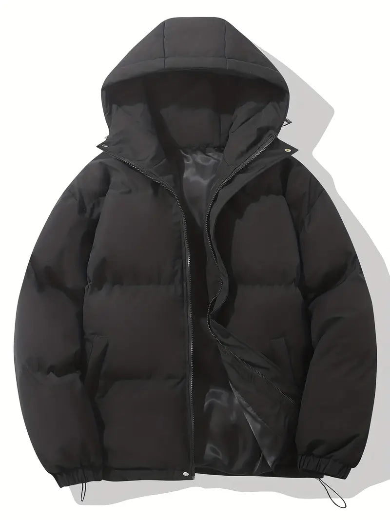Sasha | Puffer Jacket Puffer Coat Quilted Winter Warm Hooded Water-Resistant Zip Up Padded Lined