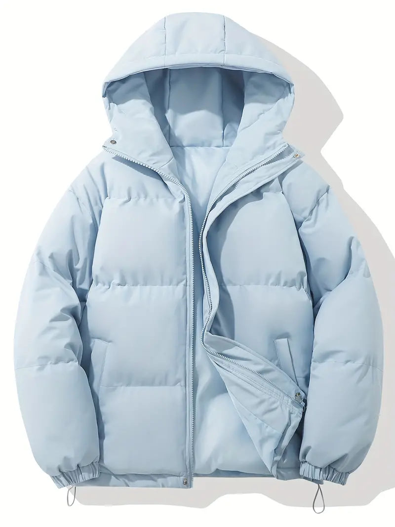 Sasha | Puffer Jacket Puffer Coat Quilted Winter Warm Hooded Water-Resistant Zip Up Padded Lined