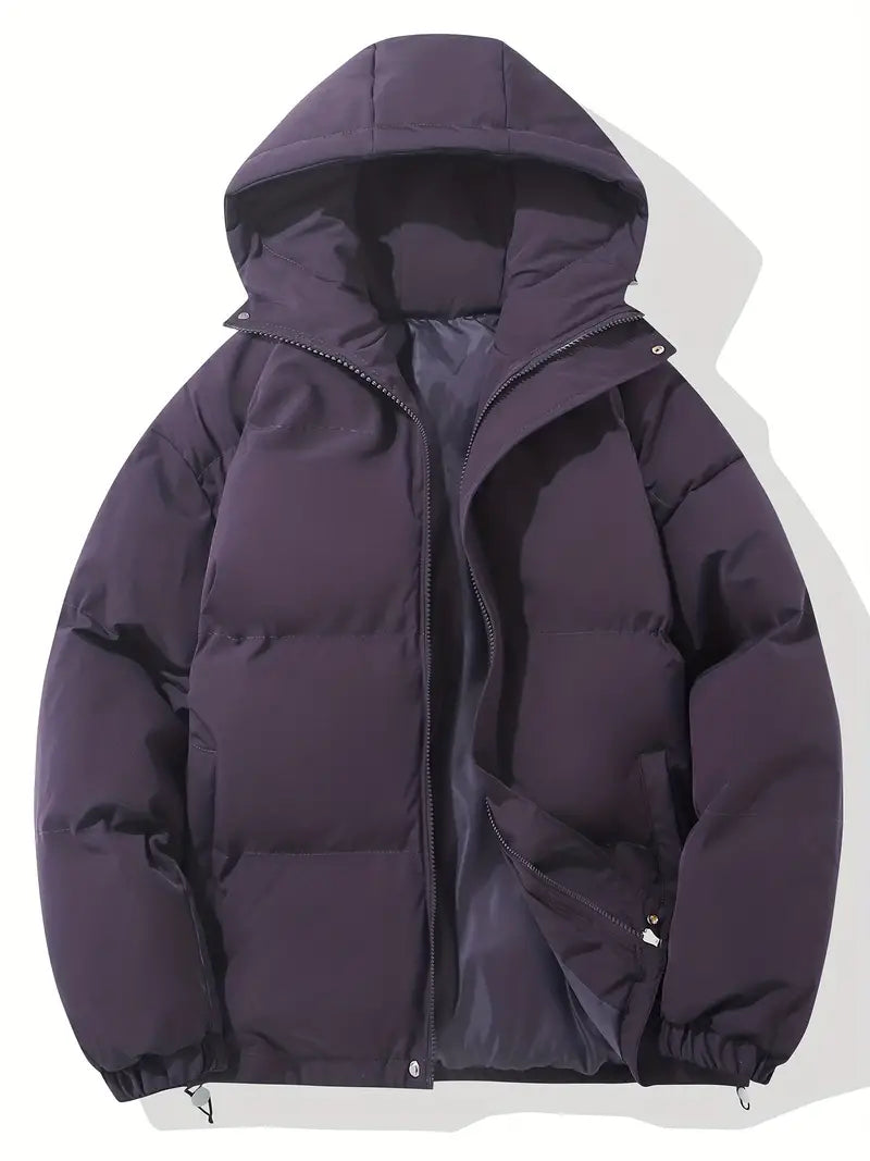 Sasha | Puffer Jacket Puffer Coat Quilted Winter Warm Hooded Water-Resistant Zip Up Padded Lined
