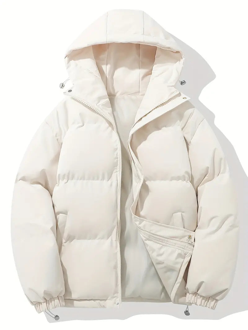 Sasha | Puffer Jacket Puffer Coat Quilted Winter Warm Hooded Water-Resistant Zip Up Padded Lined