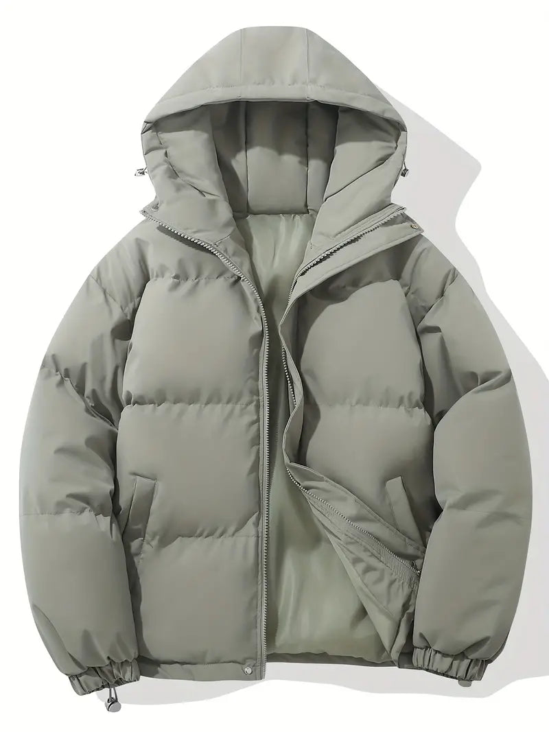Sasha | Puffer Jacket Puffer Coat Quilted Winter Warm Hooded Water-Resistant Zip Up Padded Lined