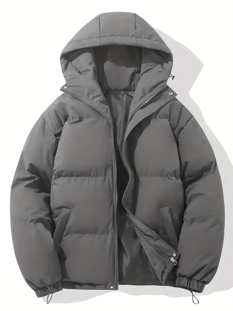 Sasha | Puffer Jacket Puffer Coat Quilted Winter Warm Hooded Water-Resistant Zip Up Padded Lined
