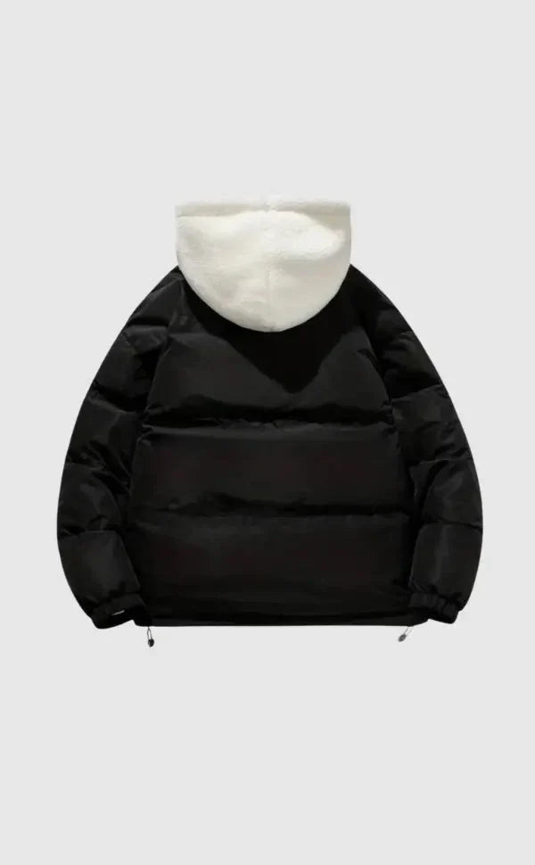 Lena | Quilted Jacket Puffer Jacket Puffer Coat Winter Warm Hooded Sherpa Lined Zip Up