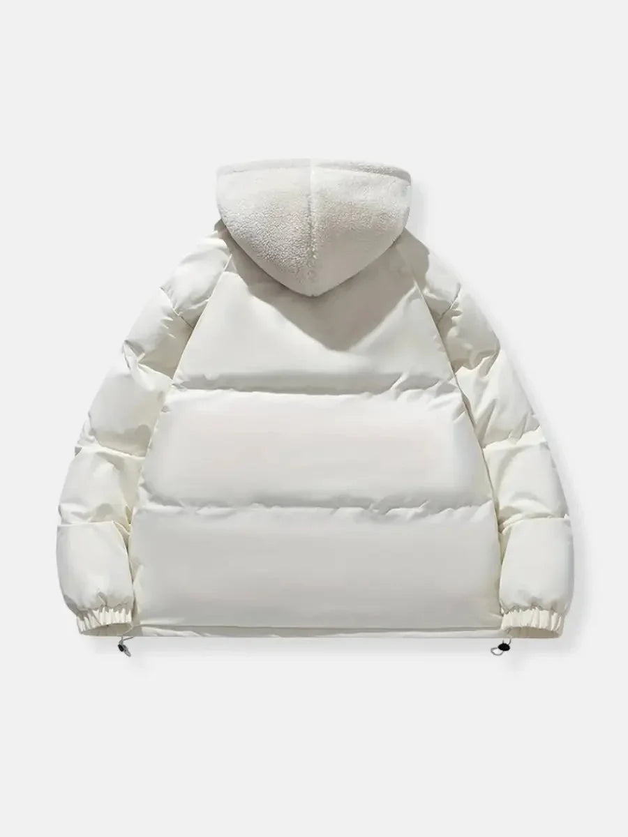 Lena | Quilted Jacket Puffer Jacket Puffer Coat Winter Warm Hooded Sherpa Lined Zip Up