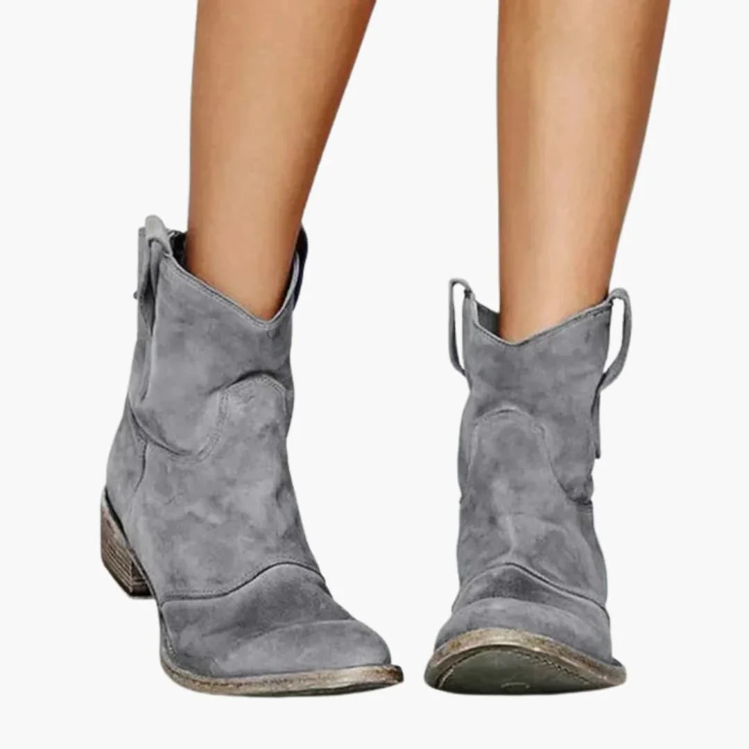 Josie | Cowboy Boots Western Boots Ankle Boots Women Winter Fall Pointed Toe Low Heel