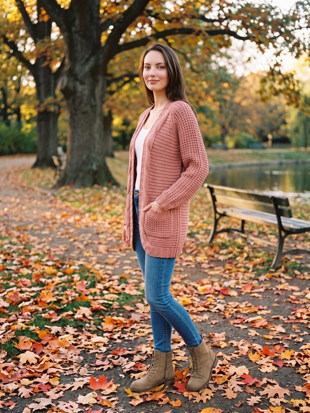 Celine | Cable-Knit Cardigan for Women