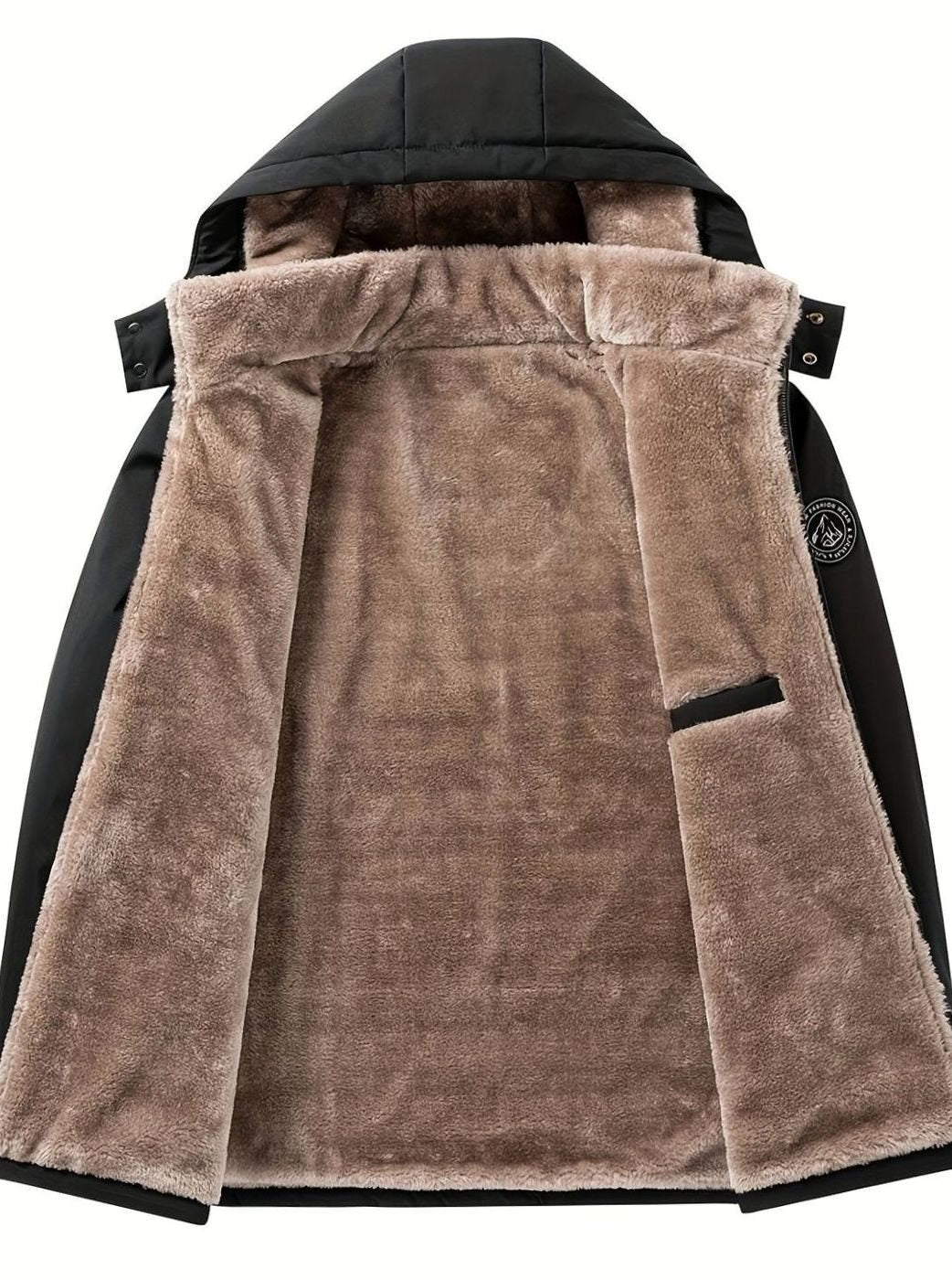 Edda | Women's Winter Coat Sherpa-Lined Hooded Quilted Insulated Warm Zip-Up