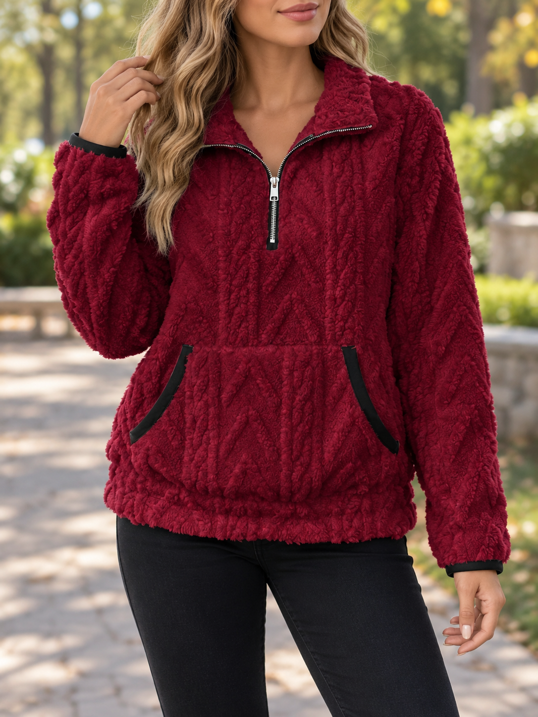 Heidi | Quarter-Zip Fleece Jacket for Women