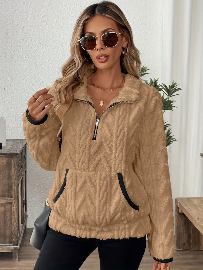 Heidi | Quarter-Zip Fleece Jacket for Women
