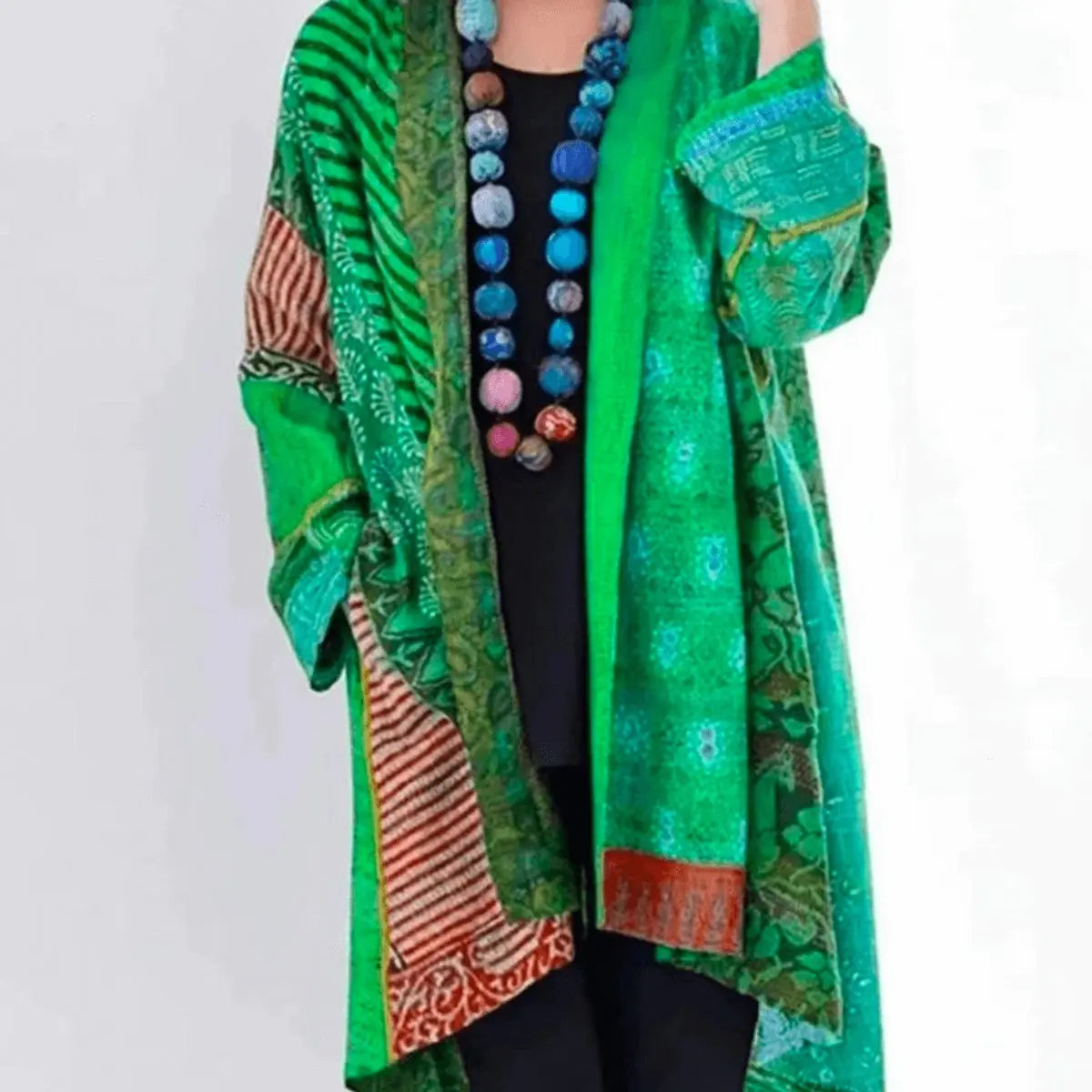 Dahlia | Patchwork Longline Cardigan for Women