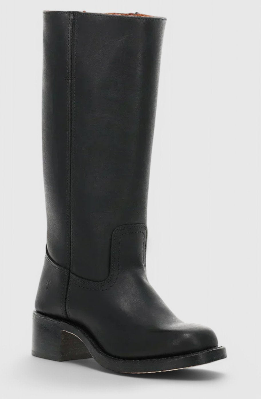 Gaia | Leather Knee High Boots Tall Boots Riding Boots Women Winter Fall Block Heel