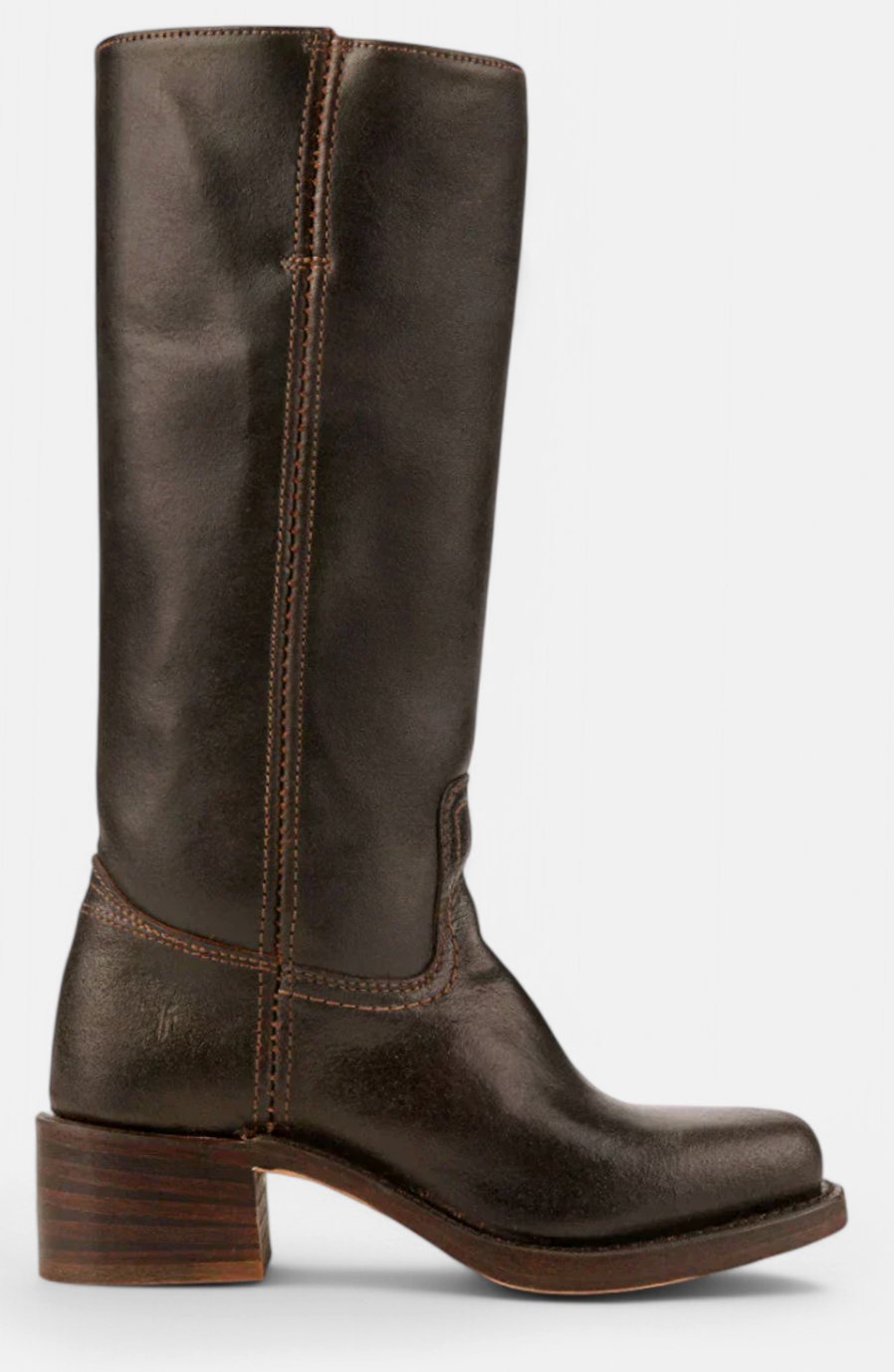 Gaia | Leather Knee High Boots Tall Boots Riding Boots Women Winter Fall Block Heel
