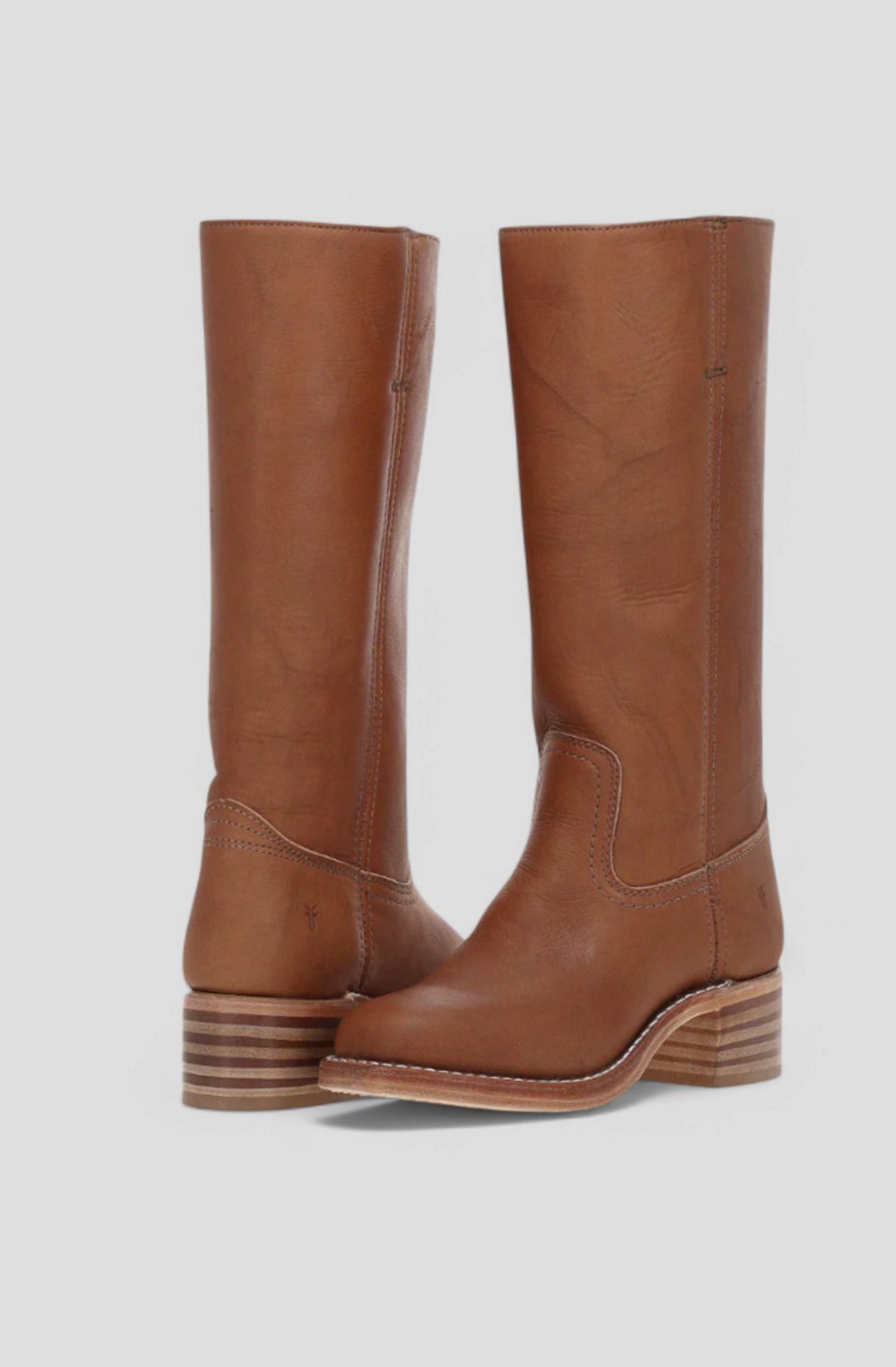 Gaia | Leather Knee High Boots Tall Boots Riding Boots Women Winter Fall Block Heel