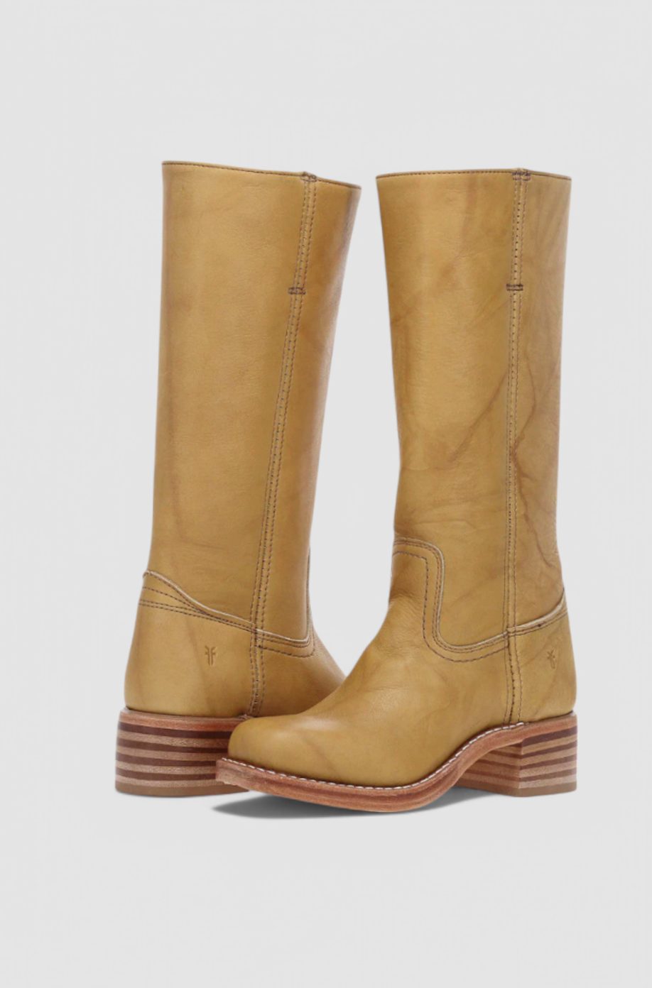Gaia | Leather Knee High Boots Tall Boots Riding Boots Women Winter Fall Block Heel