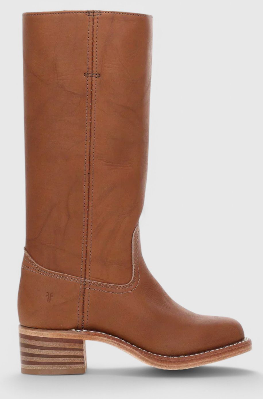 Gaia | Leather Knee High Boots Tall Boots Riding Boots Women Winter Fall Block Heel